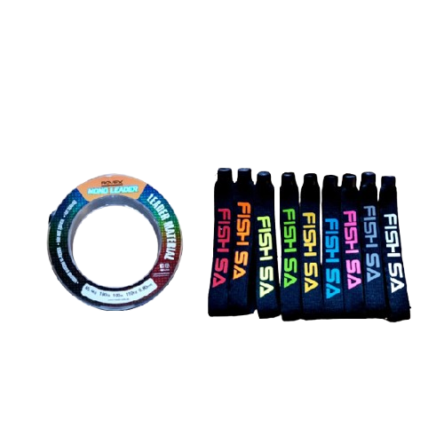 FISH SA Leader Line Elastics 19mm Long Assorted Colors 2pc FISH SA Leader Line Elastics 19mm Long Assorted Colors 2pc - Image 1