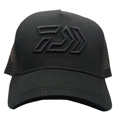DAIWA Cap Trucker K/Line Mesh Black Black DAIWA Cap Trucker K/Line Mesh Black Black - Image 1