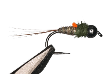 SCIENTIFIC FLY Technical Hotspot Natural Black Tungsten #14