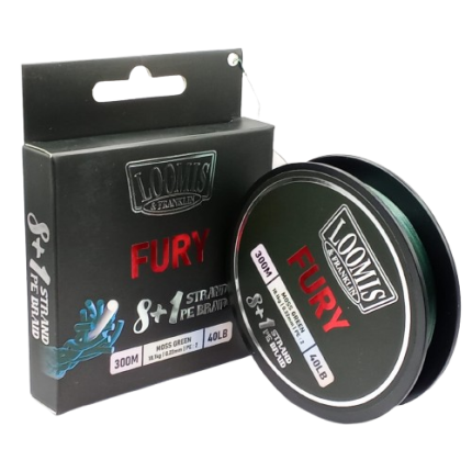 LOOMIS Fury 8+1 300m Moss Green