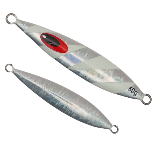 NOEBY 1011N Slender Jig Slowpitch 100mm 60g NJ001 Silver Flash