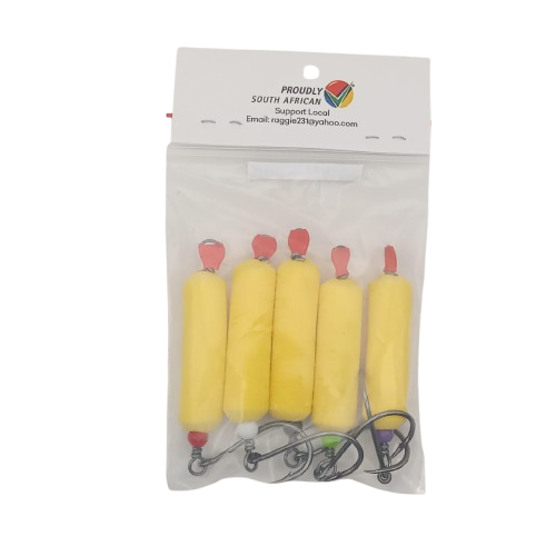 DEMON Dingle + Hook 15 x 50 Pack Yellow DEMON Dingle + Hook 15 x 50 Pack Yellow - Image 1