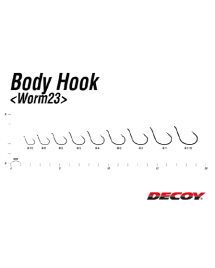 DECOY Worm 23 Body Hook